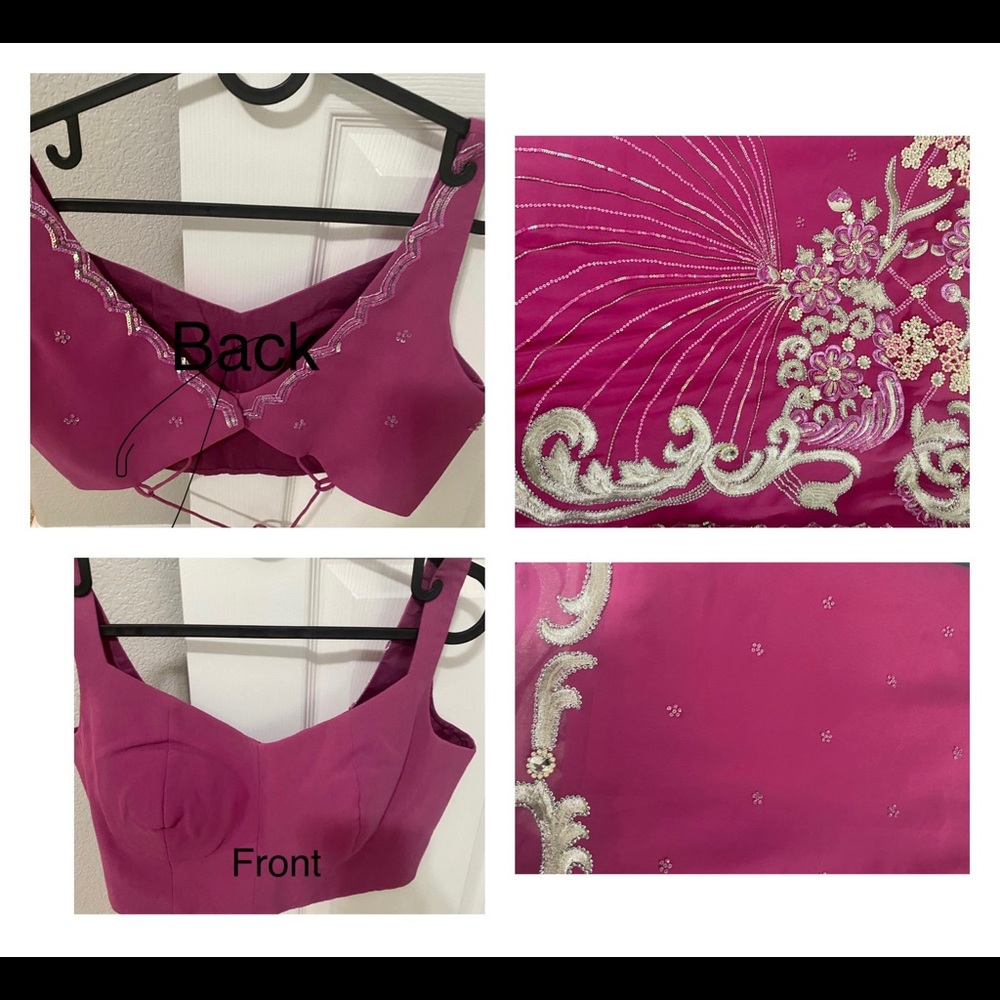 Designer saree and blouse